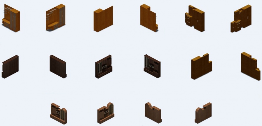 Шкафы для аналога игры Sims
