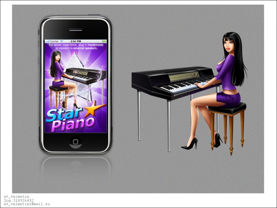 star piano for iphone game